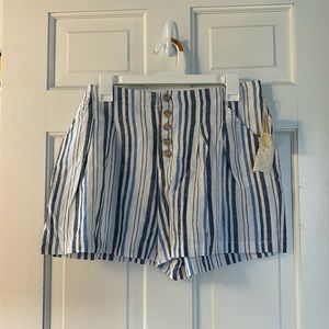 NWT Indigo Rein button up shorts